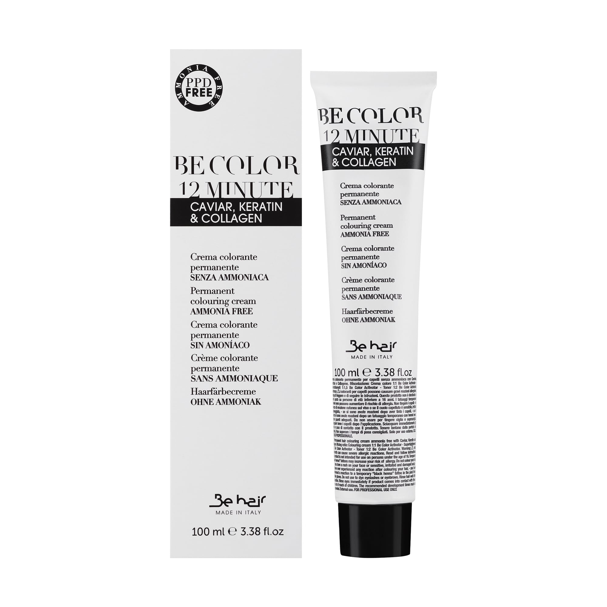 Напівперманентна крем-фарба для волосся Be Hair Be Color Permanent Colouring Cream 12 Minute 9.0 Very Light Blonde, 100 мл